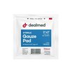 Dealmed Gauze Pads, Sterile 1'S, 3" X 3", 12 Ply, 100/Bx, 24/Cs, 2400PK 783013